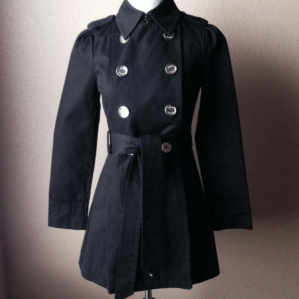 🎉H.P.🎉 Express Black Trench Coat